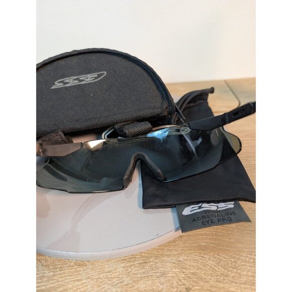 Ess Ice Naro Sunglasses Safety Military ANSI Z87 With Case Eyeshield - Picture 4 of 5